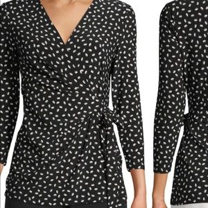 Anne Klein Faux Wrap Top